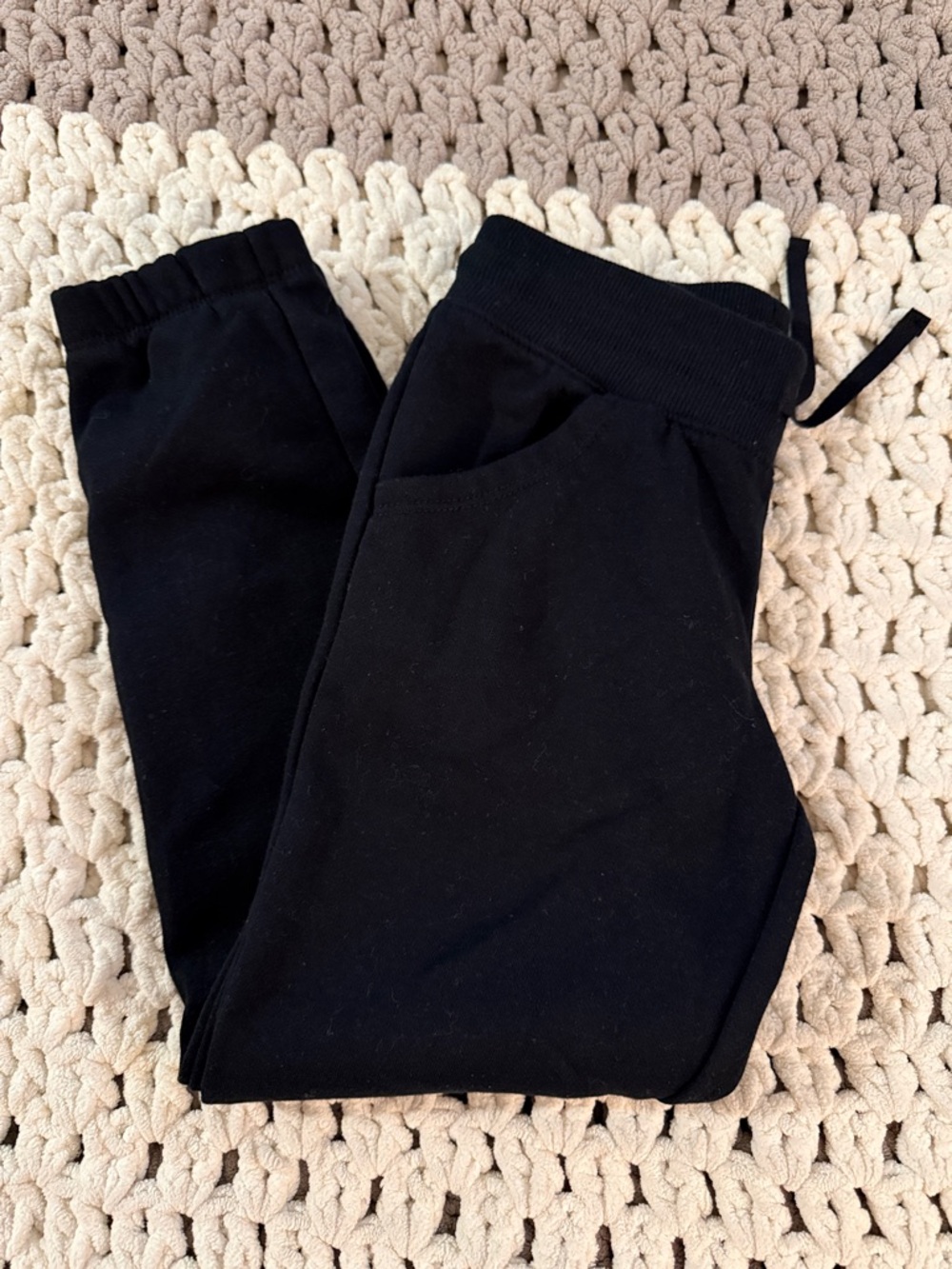 Cat & Jack Black Kids Jogger Sweatpants with Drawstring